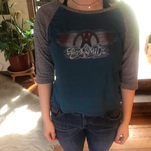 Aerosmith vintage top juniors large